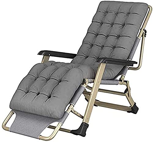 GSKXHDD Liegestuhl, zusammenklappbar, Zero Gravity Lounge Chair, Liegestühle, Baumwollkissen Independence von GSKXHDD