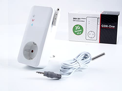 GSM Fernschalter und Temperaturwächter 2G Version DRH-301-V3.5 mit Analog + Digitalsensor GSM Fernschalter und Temperaturwächter 2G Version DRH-301-V3.5 mit Analog + Digitalsensor von GSM-One
