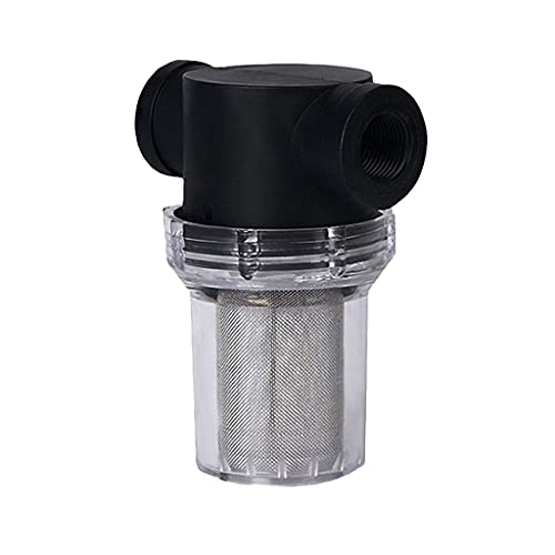 1/2'' 3/4'' 1'' Verunreinigungsfilter for die Gartenbewässerung - Langlebiges Maschensieb for den Wassereinlass - Konstruktion aus Edelstahl 304 und Kunststoff(1'' 40 mesh) von GSUNLEO