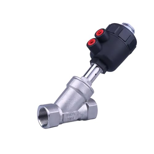 1 Stück 1/4" bis 2" BSPT pneumatisches Winkelsitzventil, for Dampf, Gas, Öl und Wasser - 232 PSI Druckbewertung(C Normally Open,DN40-63mm) von GSUNLEO