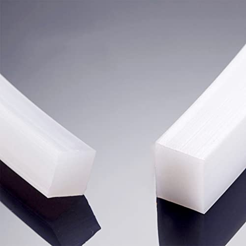 1 Stück 2 m quadratischer Silikonstab – hochtemperaturbeständiger Dichtungsstreifen aus massivem Silikonkautschuk for Wetterschutz und Isolierung(2M 2x2mm) von GSUNLEO
