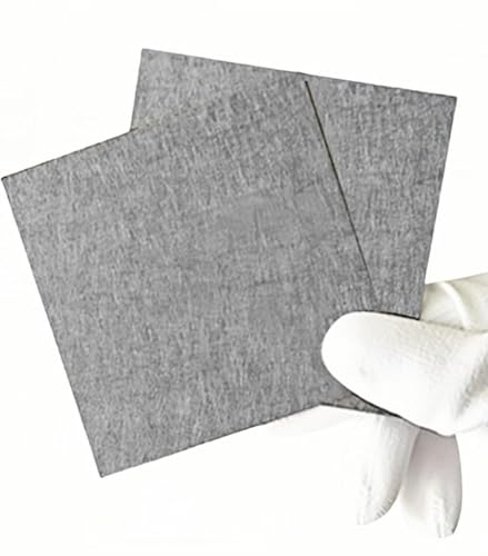 1 Stück Faserfilz for PEM-Elektrolyse und Wasserstoff-Brennstoffzellen – gesinterte Gasdiffusionsschicht(100x100mmx0.4mm) von GSUNLEO