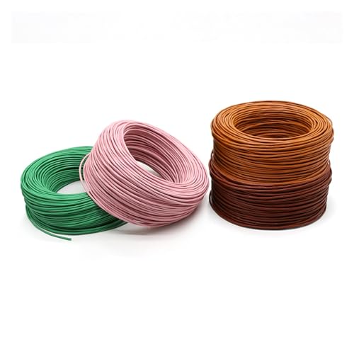 1 Stück Hochtemperatur-Thermoelementkabel – KTNS Typ 2-adriges PTFE-isoliertes, abgeschirmtes Kabel for genaue Messungen(S type,5 M) von GSUNLEO