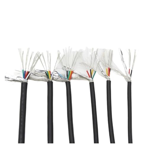 1 Stück UL2464 geschirmtes Kupfer-Audio-Steuerkabel – 26 AWG, 24 AWG, 22 AWG Optionen for Kanal-Audioleitungsanwendungen(2 MS-8 CORES 22 AWG) von GSUNLEO