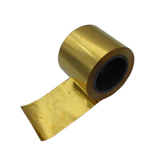 1 Stück hochreiner Messingfolien-Rollenstreifen – 0,05–1 m Goldblech for Präzisionsstanzen und -formen(0.8X25X150MM) von GSUNLEO