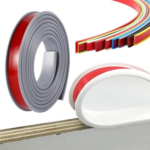GSUNLEO 1 m U-förmiger Kantenschutzstreifen – Flexibler TPE-Möbelschutz for Schränke, Tische und Kleiderschränke(Gray,9mm) von GSUNLEO