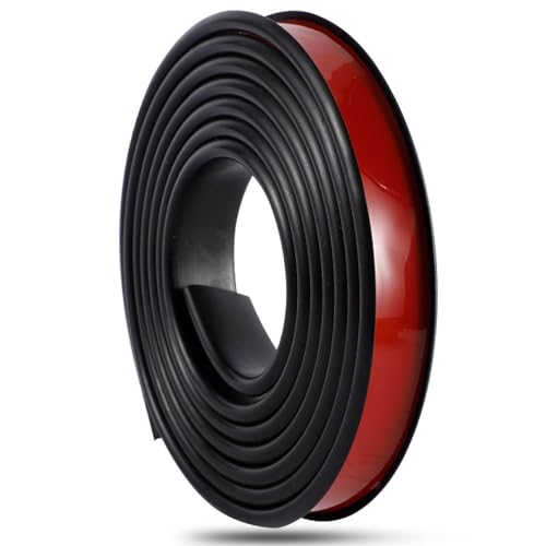 GSUNLEO 3 m Selbstklebende U-förmige Gummikantenleiste – Flexibler TPE-Möbelschutz for Schränke und Tische – einfache Installation, langlebig und stilvoll(Black,22mm) von GSUNLEO