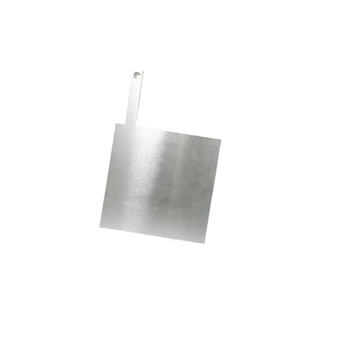 Hochreine Metallelektrodenplatte mit Griff for elektrochemische Experimente – 1 mm dick, Größen 50 x 100 mm/100 x 100 mm, kompatibel mit verschiedenen Metallen(Zinc Plate 100x100mm) von GSUNLEO