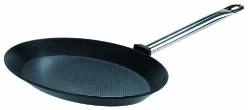 GSW 164405 GastroTraditionell TITANIUM Fischpfanne mit Edelstahlgriff - 40cm, 40 x 28 x 3.5 cm von GSW