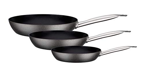 GSW 166652 Pfannen-Set Avanti 3-tlg, Karbonstahl, Edelstahl rostfrei, schwarz GSW 166652 Pfannen-Set Avanti 3-tlg, Karbonstahl, Edelstahl rostfrei, schwarz von GSW