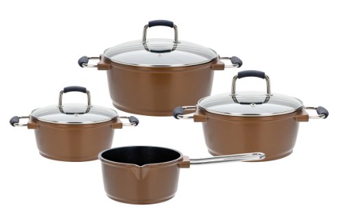 GSW 190145 Scala Color Topf-Set bronzefarben, 4-teilig, Groß, Bronze GSW 190145 Scala Color Topf-Set bronzefarben, 4-teilig, Groß, Bronze von GSW