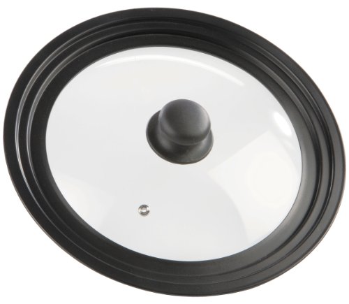 GSW 411400 Universaldeckel/passend für Kochgeschirre mit den Durchmessern, 24/26 / 28 cm, Schwarz von GSW