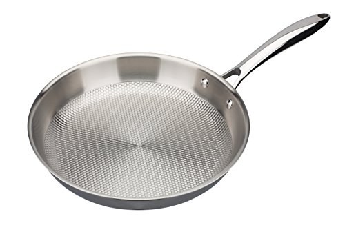 GSW 975353 Inoxxalplus Gastro Traditionell Inoxxalplus Bratpfanne o, Deckel 32cm mit Wabenboden, Edelstahl, silber, 53,5 x 33,5 x 5,8 cm GSW 975353 Inoxxalplus Gastro Traditionell Inoxxalplus Bratpfanne o, Deckel 32cm mit Wabenboden, Edelstahl, silber, 53,5 x 33,5 x 5,8 cm von GSW