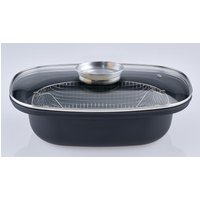 Aromabräter 39 x 25cm mit Drahteinsatz von GSW