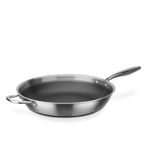 GSW 868549 Inoxxa Black, Bratpfanne mit Gegengriff und Wabenstruktur - ⌀36 cm GSW 868549 Inoxxa Black, Bratpfanne mit Gegengriff und Wabenstruktur - ⌀36 cm von GSW