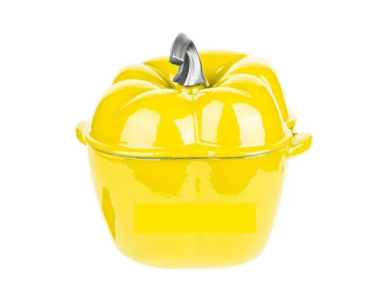 GSW Kochtopf GSW Kochtopf Gusseisen PAPRIKA Ø18cm Bräter Topf Spülmaschinengeeignet von GSW