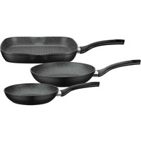 GSW Pfannen-Set Gourmet Granit 3-tlg. inkl. Grillpfanne von GSW