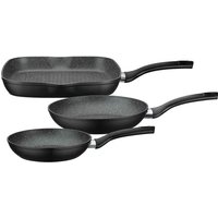 Pfannen-Set Gourmet Granit 3-tlg. inkl. Grillpfanne von GSW