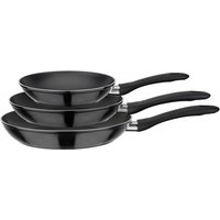 Pfannen-Set Nova 3-tlg. schwarz von GSW