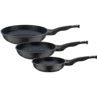 GSW Pfannen-Set "Titanium Granit Advanced" Aluminiumguss Set, 3 Stk. tlg. Pfannen-Set aus Aluminium-Guss mit Antihaft-Versiegelung von GSW