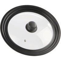 GSW Universaldeckel, hitzebeständiges Glas, passend für Pfannen und Töpfe Ø 24 - 28 cm von GSW