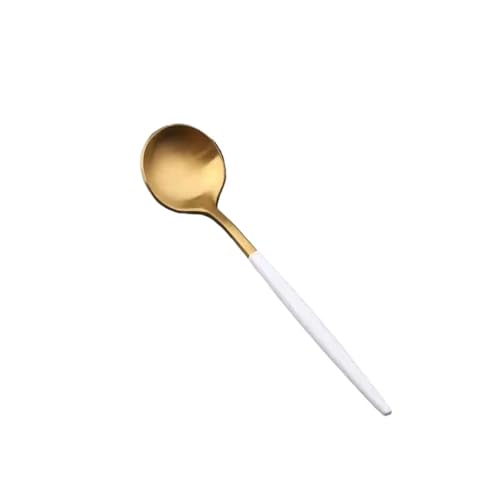 GSXLZ Kaffeetassen Keramik Kaffeetasse und Teller Nachmittagsteetassen Home Küche Trinkgeschirr Tassen Teetasse(Spoon) von GSXLZ