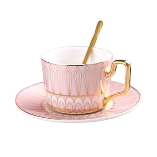 GSXLZ Kaffeetassen Klassische Kaffeetassen und Untertassen Geschirr Kaffeeteller Geschirr Nachmittagstee Kaffee Trinkgeschirr(Blue 2) von GSXLZ
