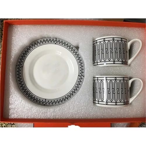 GSXLZ Kaffeetassen Klassische Kaffeetassen und Untertassen Geschirr Kaffeeteller Geschirr Nachmittagstee Kaffee Trinkgeschirr(Green 1) von GSXLZ