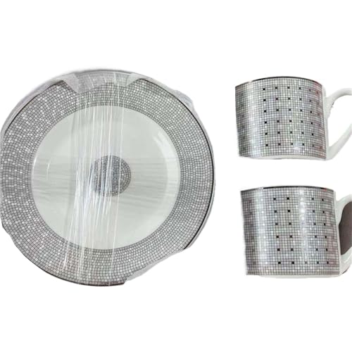 GSXLZ Kaffeetassen Klassische Kaffeetassen und Untertassen Geschirr Kaffeeteller Geschirr Nachmittagstee Kaffee Trinkgeschirr(Yellow 1) von GSXLZ