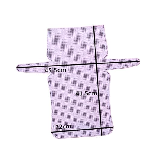 GSXLZ Kunststoffplatte Stricken Weben Kunststoff Mesh Blatt DIY Tasche Zubehör Stricken Helfer(M) von GSXLZ