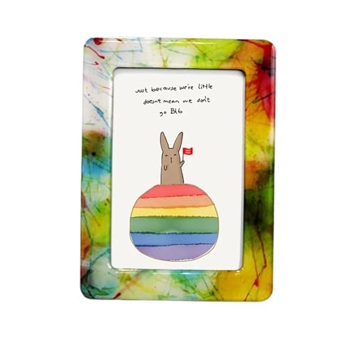 GSXLZ Magnet Bilderrahmen 3PC Mini Magnetische Bilderrahmen Kühlschrank Magnet Foto Rahmen Kleine Bild Halter for Kühlschrank Tisch Spind Whiteboard(Colored ink) von GSXLZ