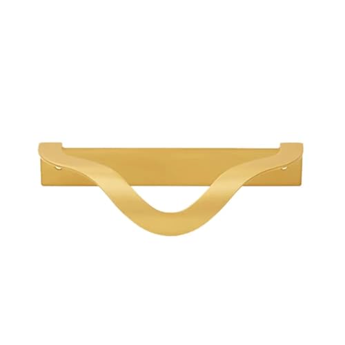 Versteckter Griff Des Kabinetts 1 Stück Schrank unsichtbare Griffe Messing Schrankgriffe Griff Schubladenknöpfe Möbelgriffe Möbelbeschläge(Gold,40mm) von GSXLZ