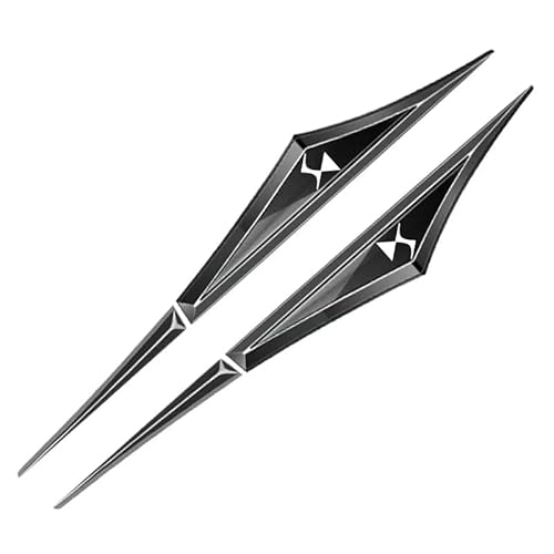GSXOZCET Auto Emblem Aufkleber,für Citroen DS3 DS4 DS5 DS6 DS7 DS9,mit Logo Metall Badge Aufkleber, Auto Vorne Hinten Styling Tuning Sticker Zubehor,D von GSXOZCET