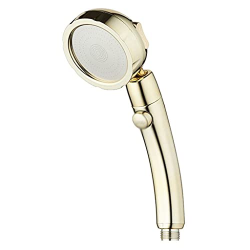 360 Grad rotierende Retro Golden Dusche Hochdruck 3 Modi mit Stoppknopf Wasser spart Bauch von GSZCCZS