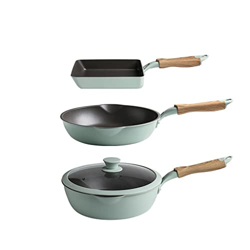 4pcs Gasherd Induktionskocher Küche Nicht-Stick-Bratpfanne + Wok Kochkochgeschirrset 4pcs Gasherd Induktionskocher Küche Nicht-Stick-Bratpfanne + Wok Kochkochgeschirrset von GSZCCZS