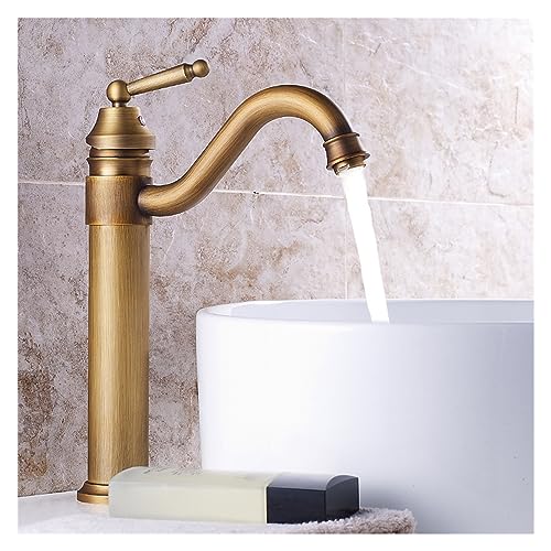 Antike Becken Wasserhähnen Gold Waschbecken Wasserhahn Schwarzer Griff Mischmischer Tap Bad Wasserhahn Messing Waschbecken Wasser Kran, einfache Installation Antike Becken Wasserhähnen Gold Waschbecken Wasserhahn Schwarzer Griff Mischmischer Tap Bad Wasserhahn Messing Waschbecken Wasser Kran, einfache Installation von GSZCCZS