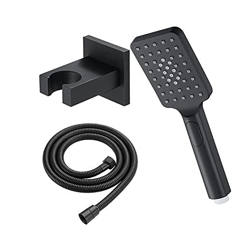Badezimmer, Toilette, Duschbad Multifunktionales Handheld Duschkopf Set Bauch Held Duschkopf Niederschlag Duschhead Massage Spa Duschkopf Quadrat Handduschkopf mit Duschschlauch, Duschhalter, Bla Badezimmer, Toilette, Duschbad Multifunktionales Handheld Duschkopf Set Bauch Held Duschkopf Niederschlag Duschhead Massage Spa Duschkopf Quadrat Handduschkopf mit Duschschlauch, Duschhalter, Bla von GSZCCZS