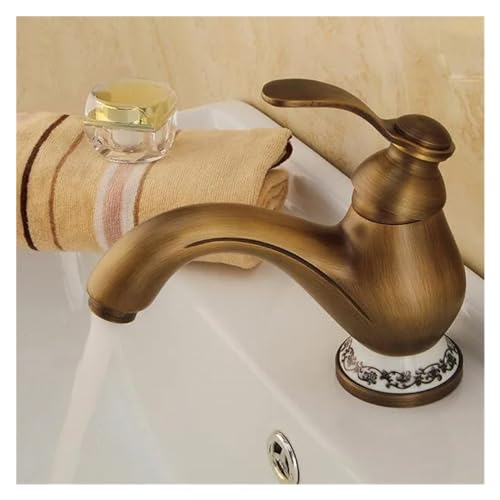 Badezimmer Wasserhahn antikes Bronze Finish Messing Basin Waschbecken Wasserhahn Eingriff Wasserhähne, einfache Installation Badezimmer Wasserhahn antikes Bronze Finish Messing Basin Waschbecken Wasserhahn Eingriff Wasserhähne, einfache Installation von GSZCCZS