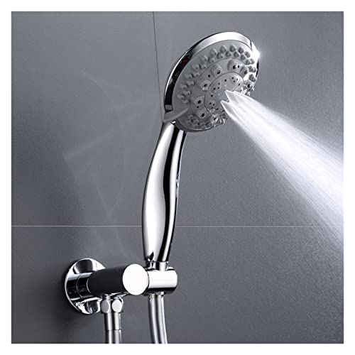 Duschkopf Handheld Hochdruck Duschkopf mit Edelstahl-Duschschlauch und ABS-Halter 7 Sprüheinstellungen Handheld-Dusche (Farbe: nur Duschschlauch) von GSZCCZS