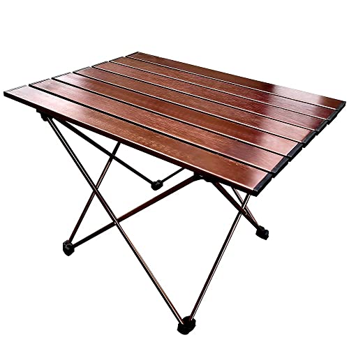 GSZCCZS Aluminiumlegierung tragbarer ultraleichter Camping -Tisch Faltbarer Außenfleischschreibtisch für Party -Picknick BBQ von GSZCCZS
