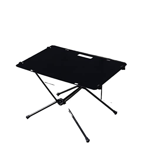 GSZCCZS Camp Tabelle 1 zusammenfaltbarer Camping-Tisch-Aluminium Leichter Falttisch Compact-up-Tische zusammenklappbarer Tisch für das Fischerei-Picknick BBQ (Farbe: Weiß) von GSZCCZS