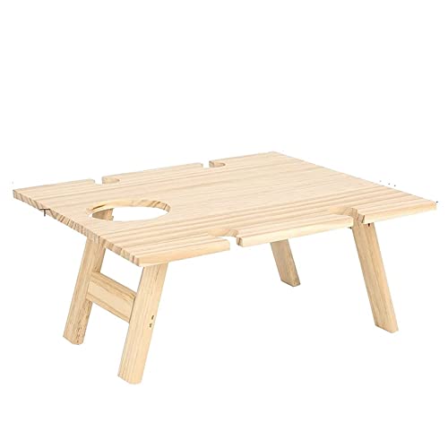 GSZCCZS Camptisch Outdoor Picknick Camping Tragbarer Holztisch Klappbarttisch mit Glasweinregal Camping Desktravel Faltbar Fruchttisch (Farbe: GSZCCZS Camptisch Outdoor Picknick Camping Tragbarer Holztisch Klappbarttisch mit Glasweinregal Camping Desktravel Faltbar Fruchttisch (Farbe: von GSZCCZS