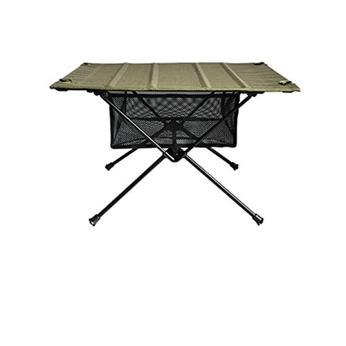 GSZCCZS Camptisch Schreibtischkasten Stativ Mesh Korb Organizer für Camping Table Rack Bag Outdoor Klappbeutel Picknick unter Tischlagertasche (schwarz) von GSZCCZS