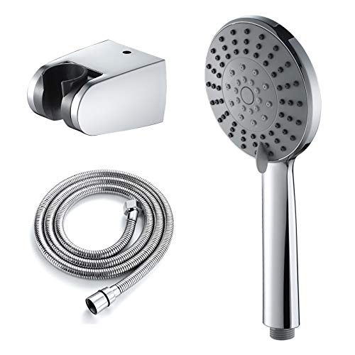 Handheld Duschkopf Set Abs Duschkopf Wasser sparter Hand Duschkopf 5 Funktionen Hochdruck Handgehalten Duschkopf mit 1,5 m Duschschlauch und Halter Handheld Duschkopf Set Abs Duschkopf Wasser sparter Hand Duschkopf 5 Funktionen Hochdruck Handgehalten Duschkopf mit 1,5 m Duschschlauch und Halter von GSZCCZS