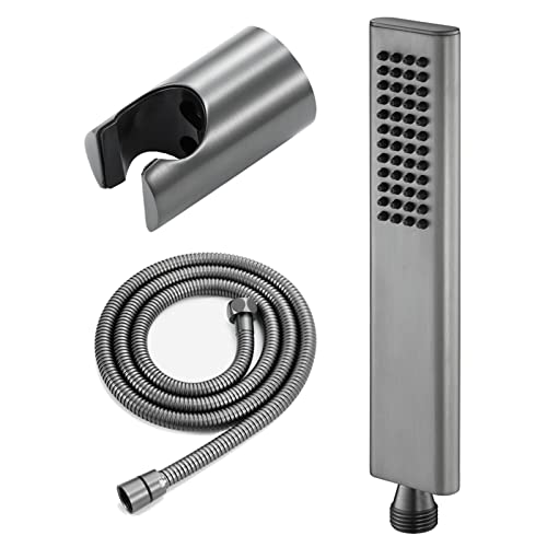 Handheld Duschkopf Set Hochdruck Handgehalten Duschkopf mit extra langer 304 Edelstahlschlauch und Abs Duscharm Berghalterung, Badezimmer Handschuhekopf Duschstab von GSZCCZS
