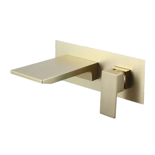 Moderne Wandmontage Wasserfall Bad Waschbecken Wasserhacker Eingriff Mixer Wasserhahn mit 2 Löchern für heißes und kaltes Wasser alle Kupferkonstruktionen in der grauen Pistole graue Oberfläche Moderne Wandmontage Wasserfall Bad Waschbecken Wasserhacker Eingriff Mixer Wasserhahn mit 2 Löchern für heißes und kaltes Wasser alle Kupferkonstruktionen in der grauen Pistole graue Oberfläche von GSZCCZS