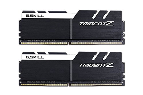 GSkill Skill F4–4000 C18d-16gtzkw Trident Z Serie 16 GB (8 GB X 2) DDR4 4000 MHz PC4–32000 CL18 Dual Channel Arbeitsspeicher-Kit – Schwarz, F4-4000C18D-16GTZKW, 16GB (8GBx2) von G.SKILL