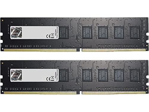 G.SKILL Model F4-2400C17D-8GNT Value 8GB (2 x 4GB) 288-Pin DDR4 2400MHz PC4-19200 for Intel X299 / Z270 / Z170 / X99 Platform Desktop Memory von G.SKILL