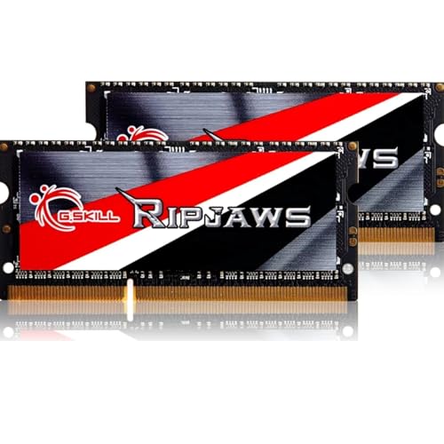 Gskill F3-1600C9D-8GRSL Memory SO D3 1600 8GB C9 Rip K2 2X 4GB, 1,35V, Ripjaws Series von G.SKILL