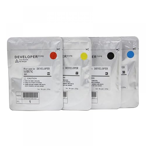 GSwReJ DV-806 Entwicklerpulver kompatibel mit X7400GX X7400LX X7500GX X7500LX X7600GX X7400 X7500 X7600 CLT-K806S-Serie(1SET(KCMY)) von GSwReJ